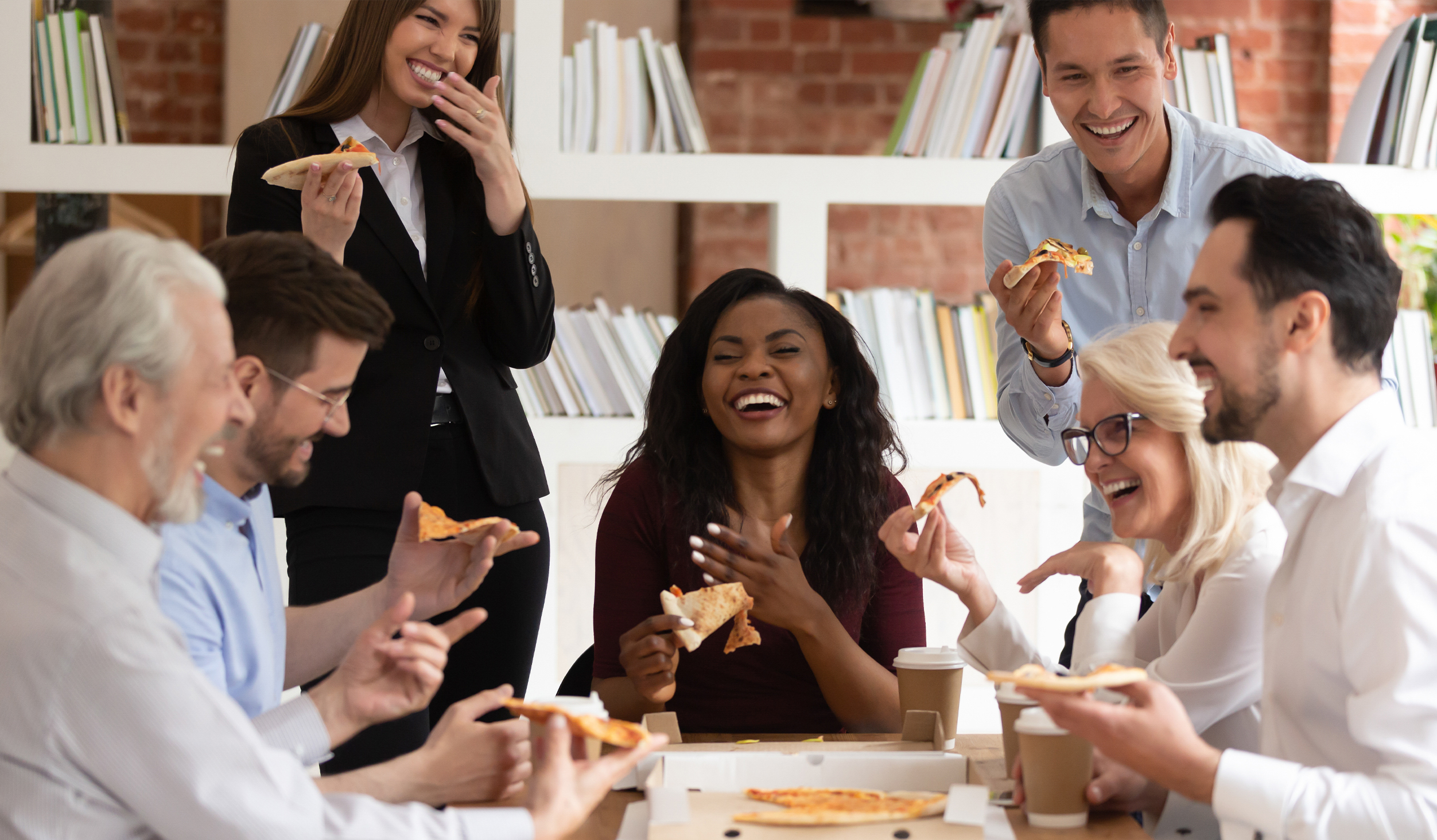 Group of People socializing